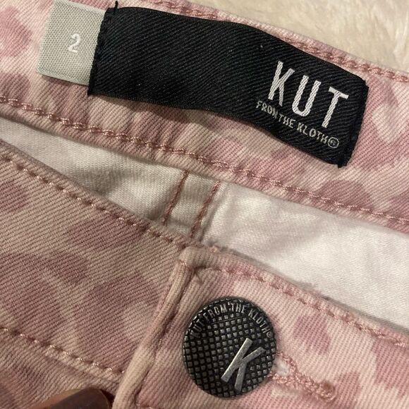 KUT From The Kloth Margaret Raw Hem & Light Distressed Mini Skirt NWT - Picture 8 of 12